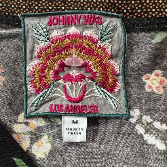 JOHNNY WAS Nani Twist-Front Mini Shift Dress - Picture 10 of 10